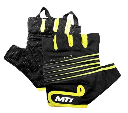 Guantes MTI Medio Dedo Amarillo